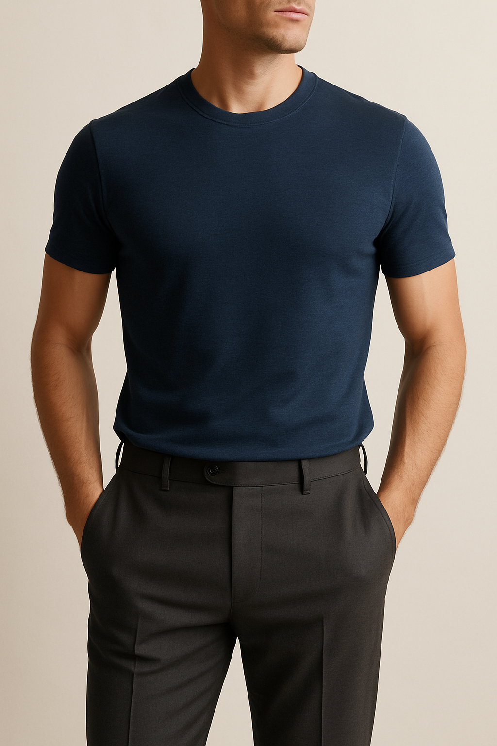 Camiseta Aura Essential Azul-Marinho