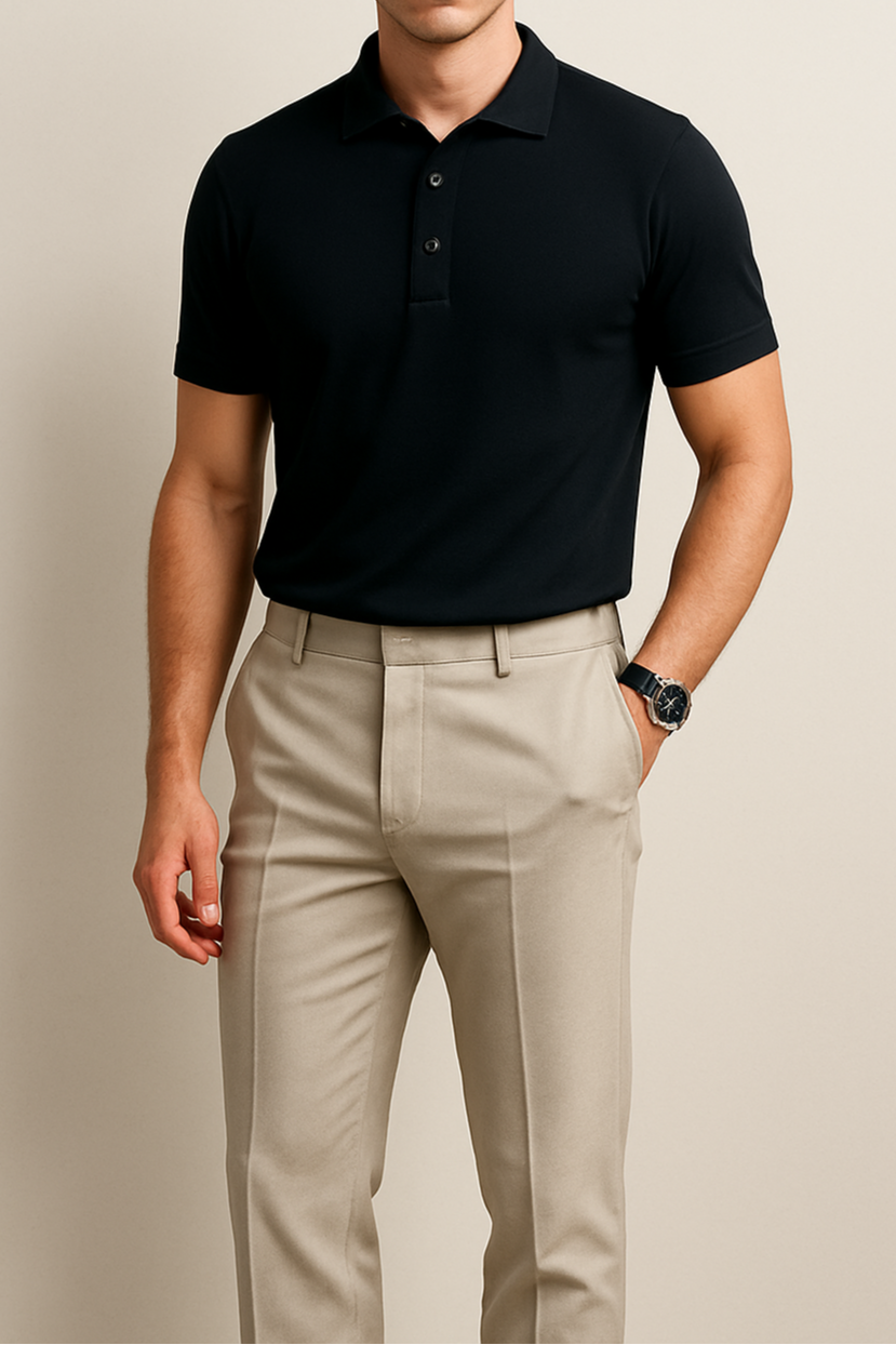 Polo Essential Premium Preta