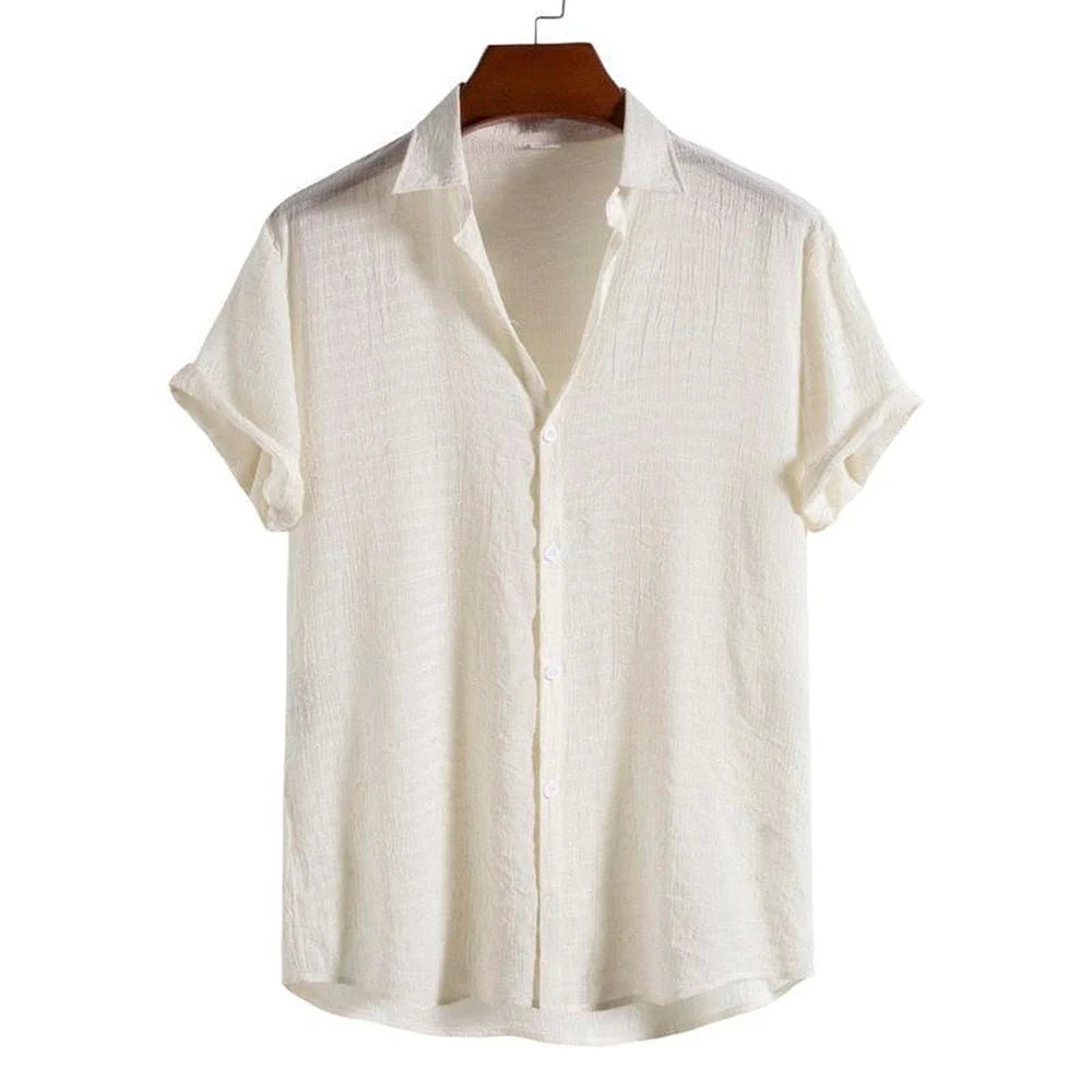 Camisa Aura Branca Linho Italiano