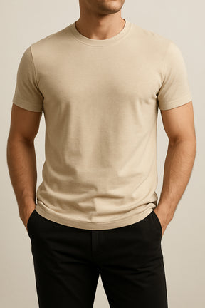 Camiseta Aura Essential Bege
