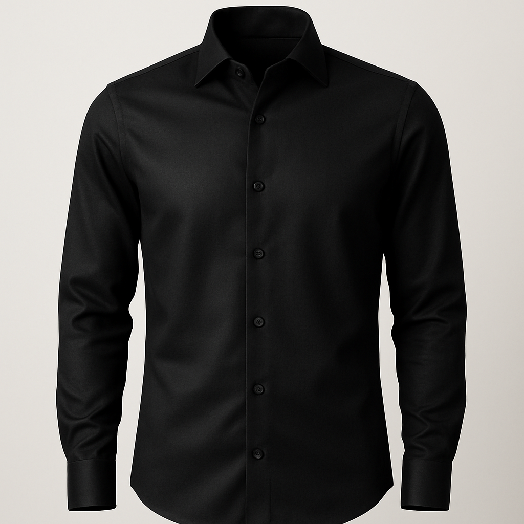 Camisa Social Italiana Preta