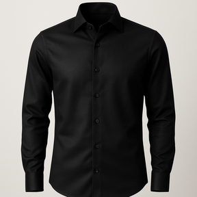 Camisa Social Italiana Preta