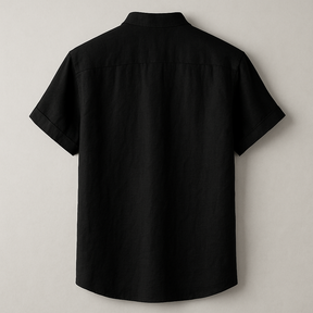 Camisa de Linho Preta