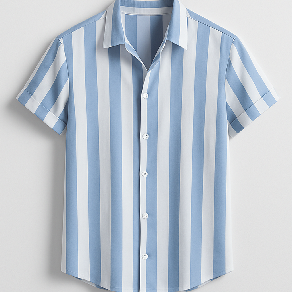 Camisa de Linho Listrada