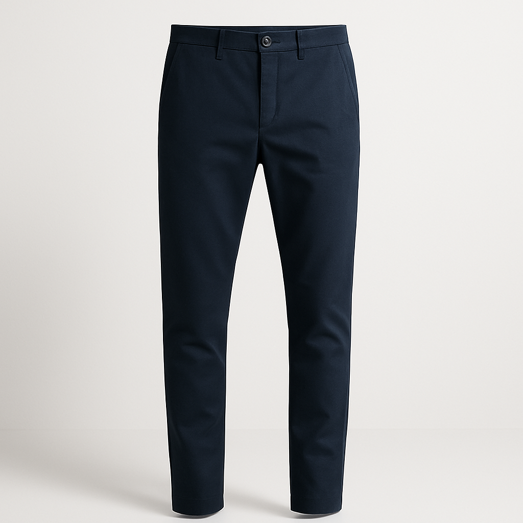 Calça Chino Premium Azul-Marinho