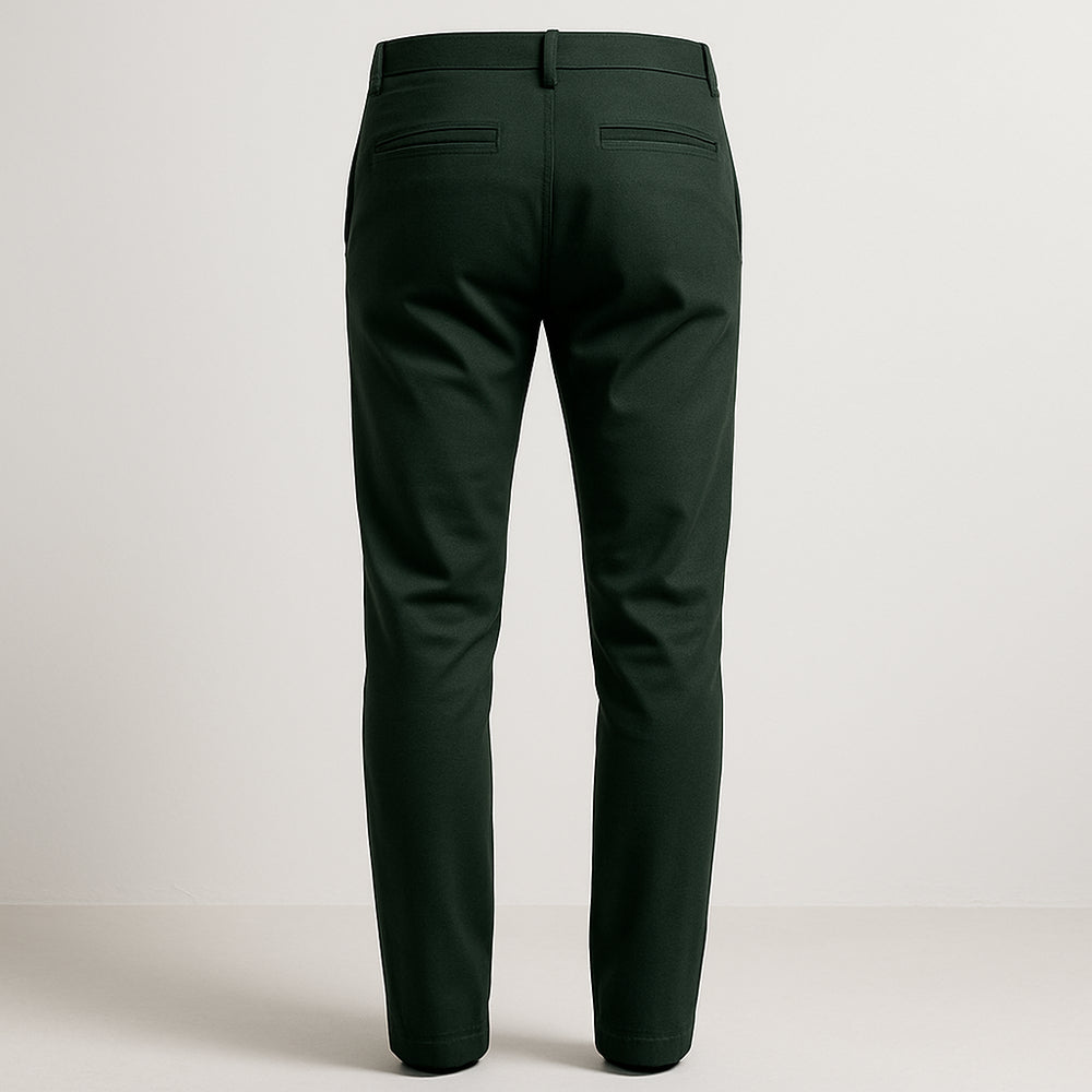 Calça Chino Premium Verde-Escura