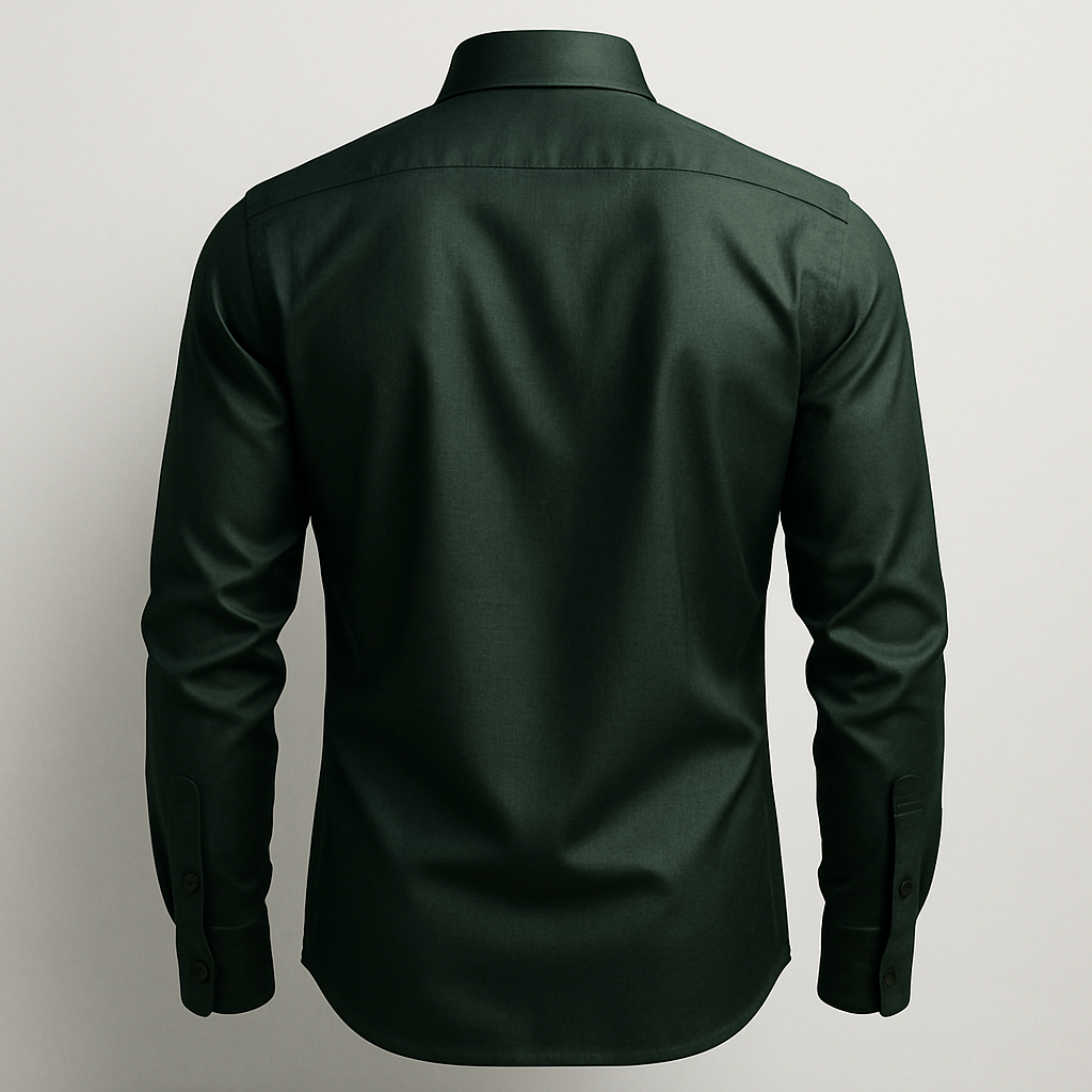 Camisa Social Italiana Verde- Escura