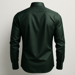 Camisa Social Italiana Verde- Escura