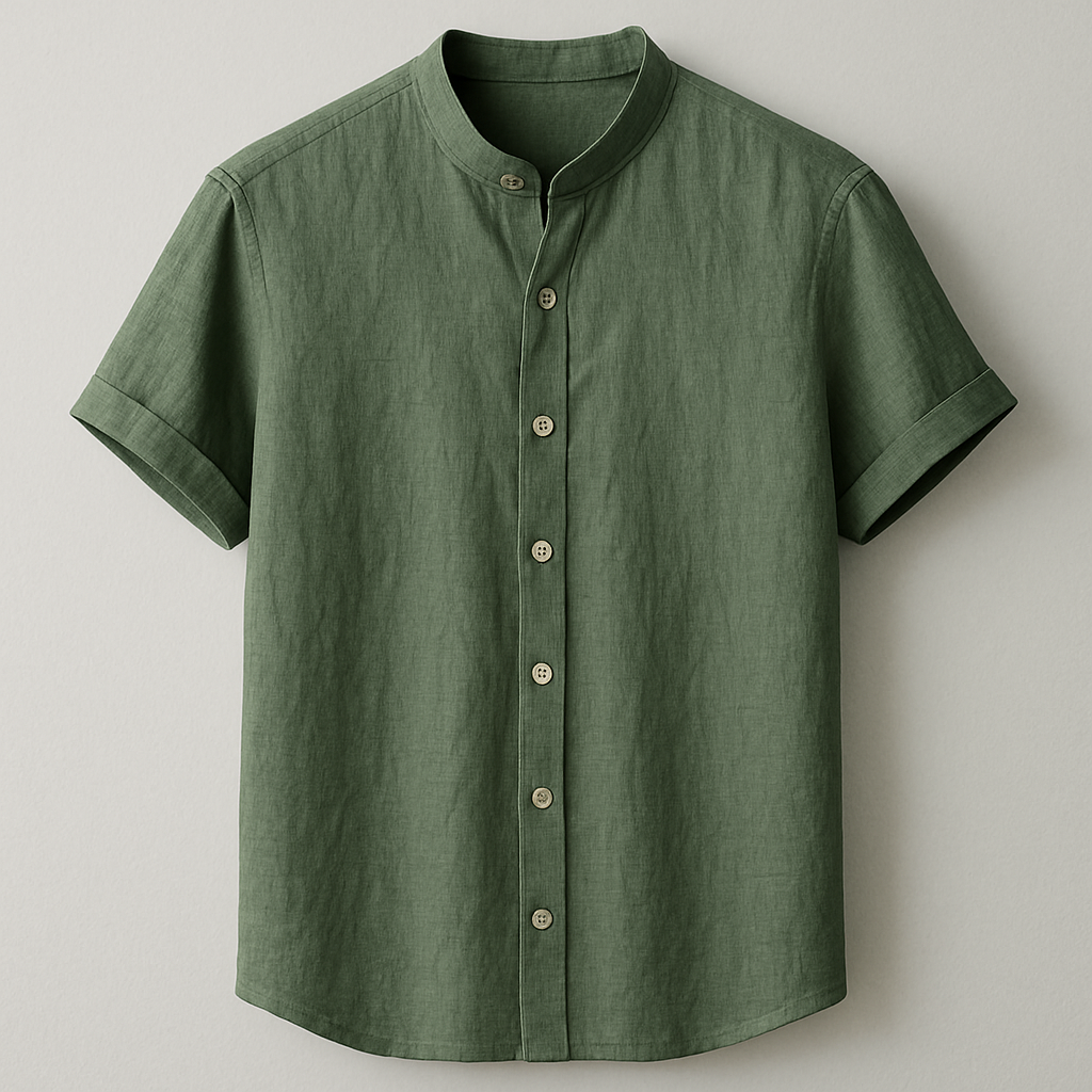 Camisa de Linho Verde