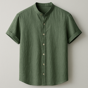 Camisa de Linho Verde