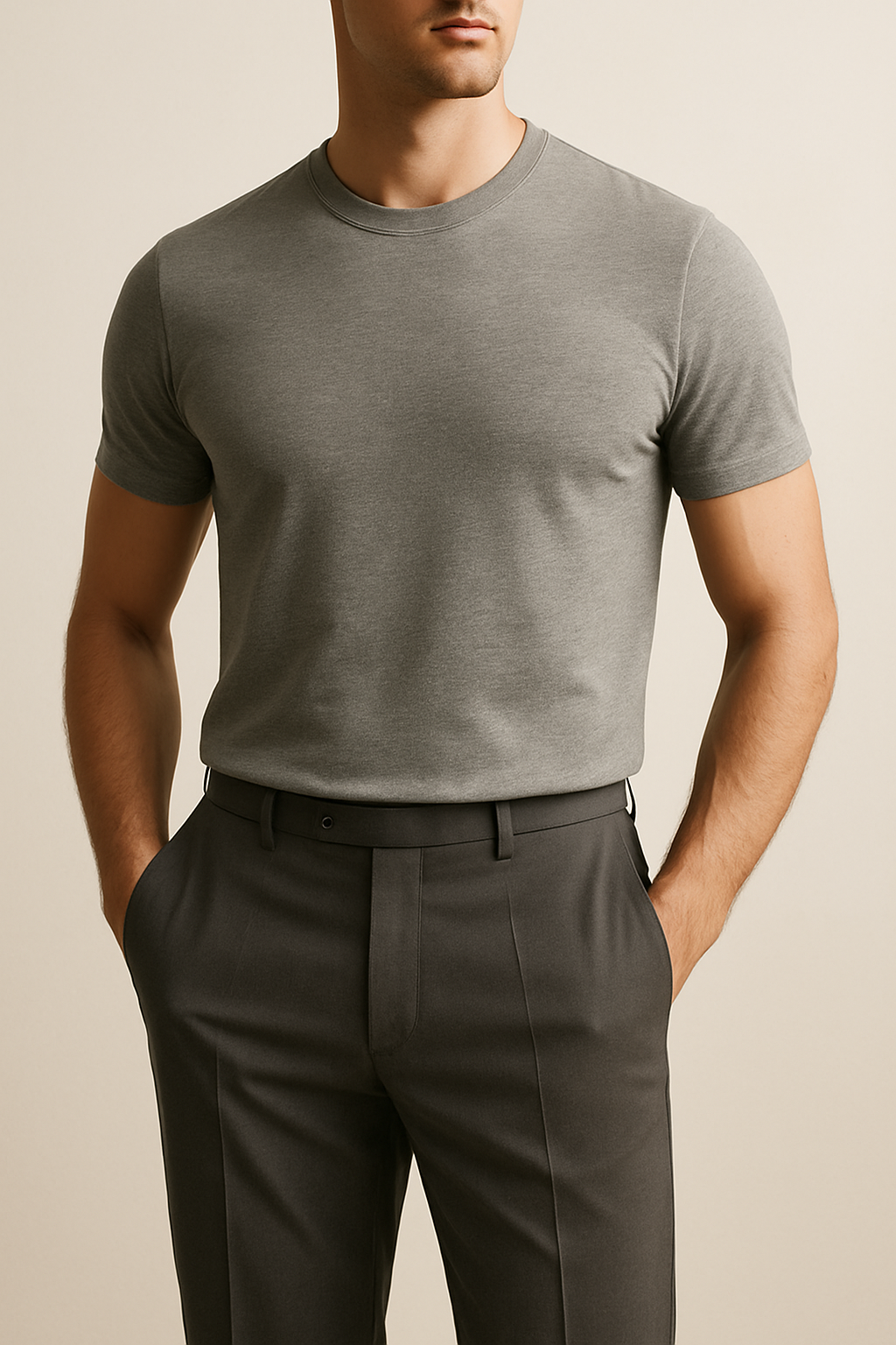 Camiseta Aura Essential Cinza