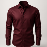 Camisa Social Italiana Vinho