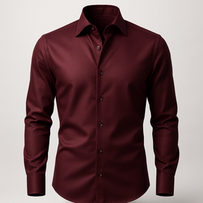 Camisa Social Italiana Vinho